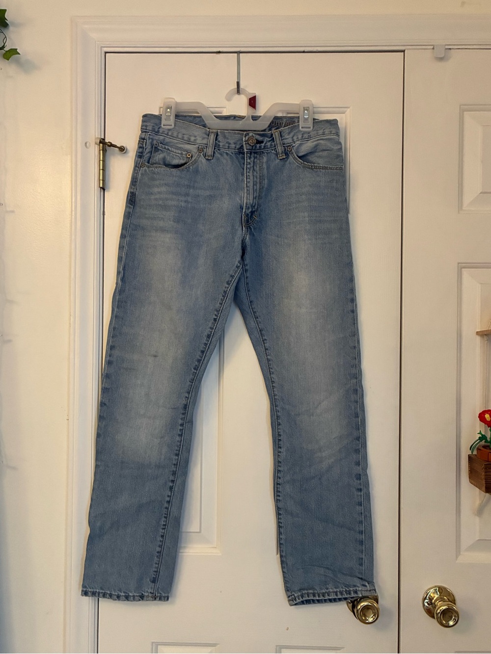 GAP Light Blue Straight-Leg Jeans